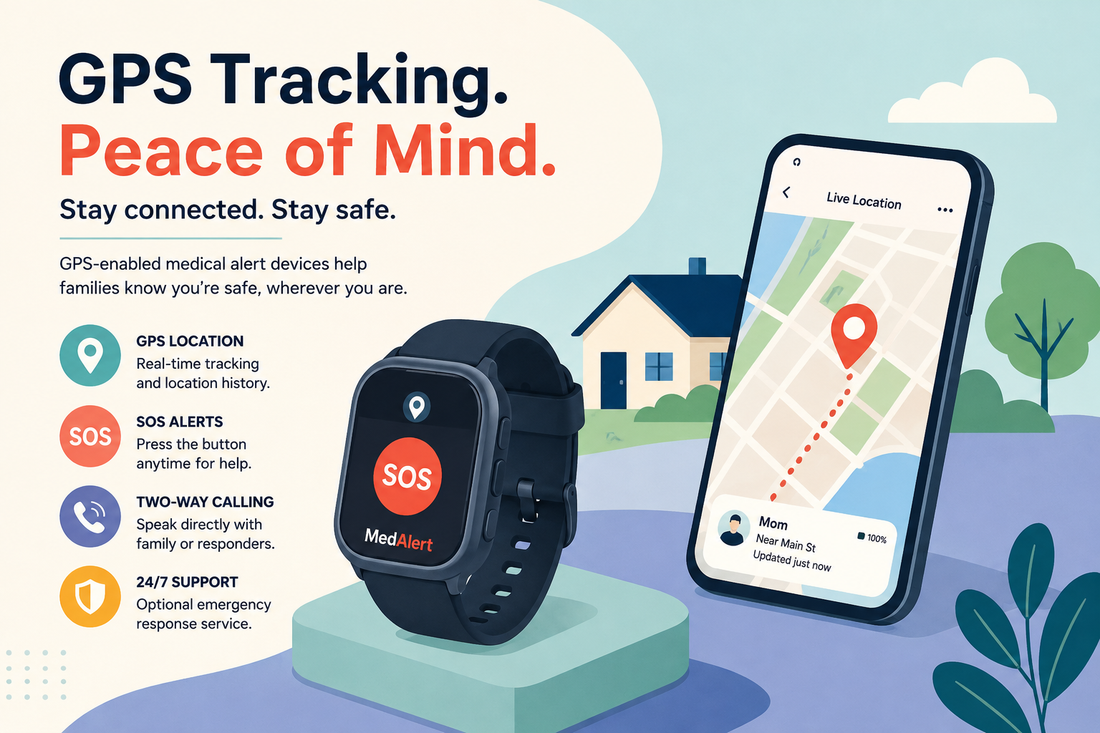Medical alert devices with GPS